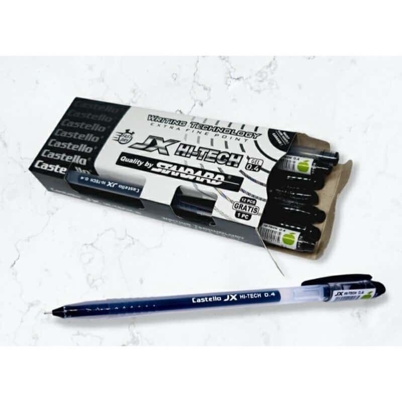 

Pulpen Hi-Tech Standard Castello Harga 1 pak bonus 1 pcs
