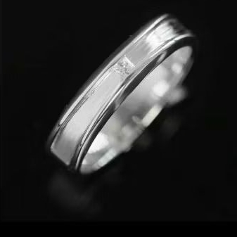 Cincin Kawin Pria bahan Platina