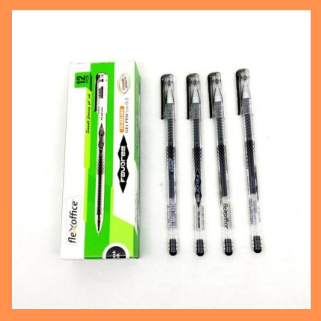 

FLEXOFFICE Pena tinta gel hitam 0.3 FO-GEL069 ( Pcs )