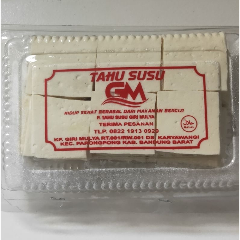 Tahu susu putih mentah Lembang