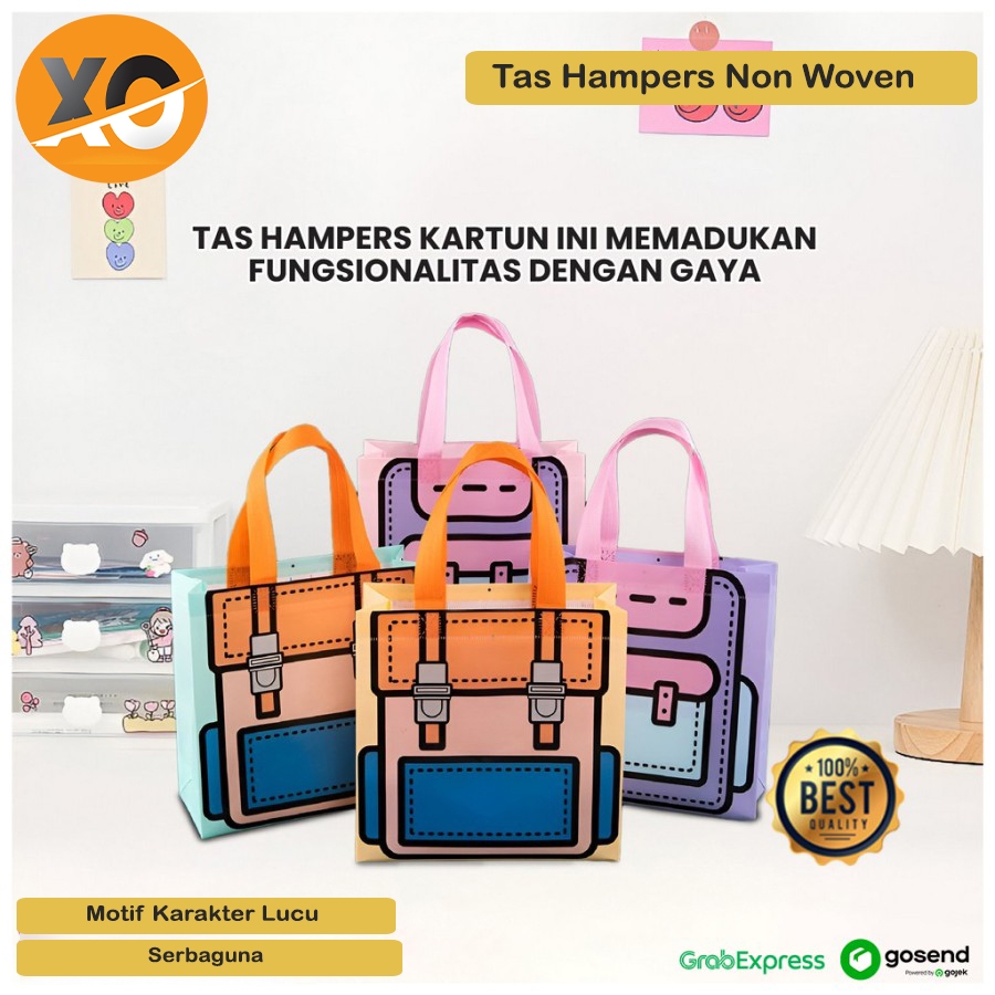 

Tas kado Motif 2D Tas Goodie Bag Non Woven Anti Air Tas Bungkus Kemasan Hand Bag Spunbond Tas Kado Souvenir Bingkisan Ulang Tahun Anak Snack Bag Packaging Murah Tas Sekolah Karakter Lucu
