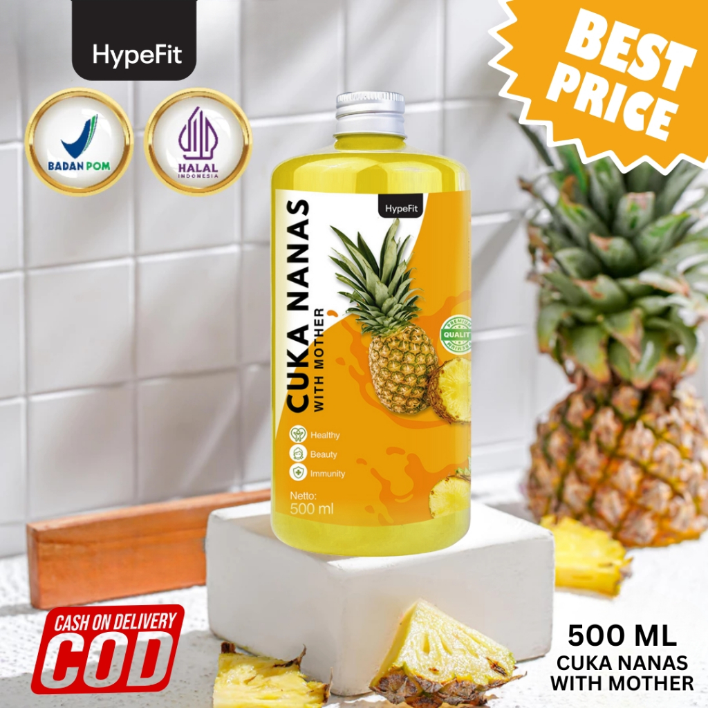 

Hypefit - Cuka Nanas With Mother 100% Organik Alami Menyembuhkan Berbagai Penyakit Minuman Herbal
