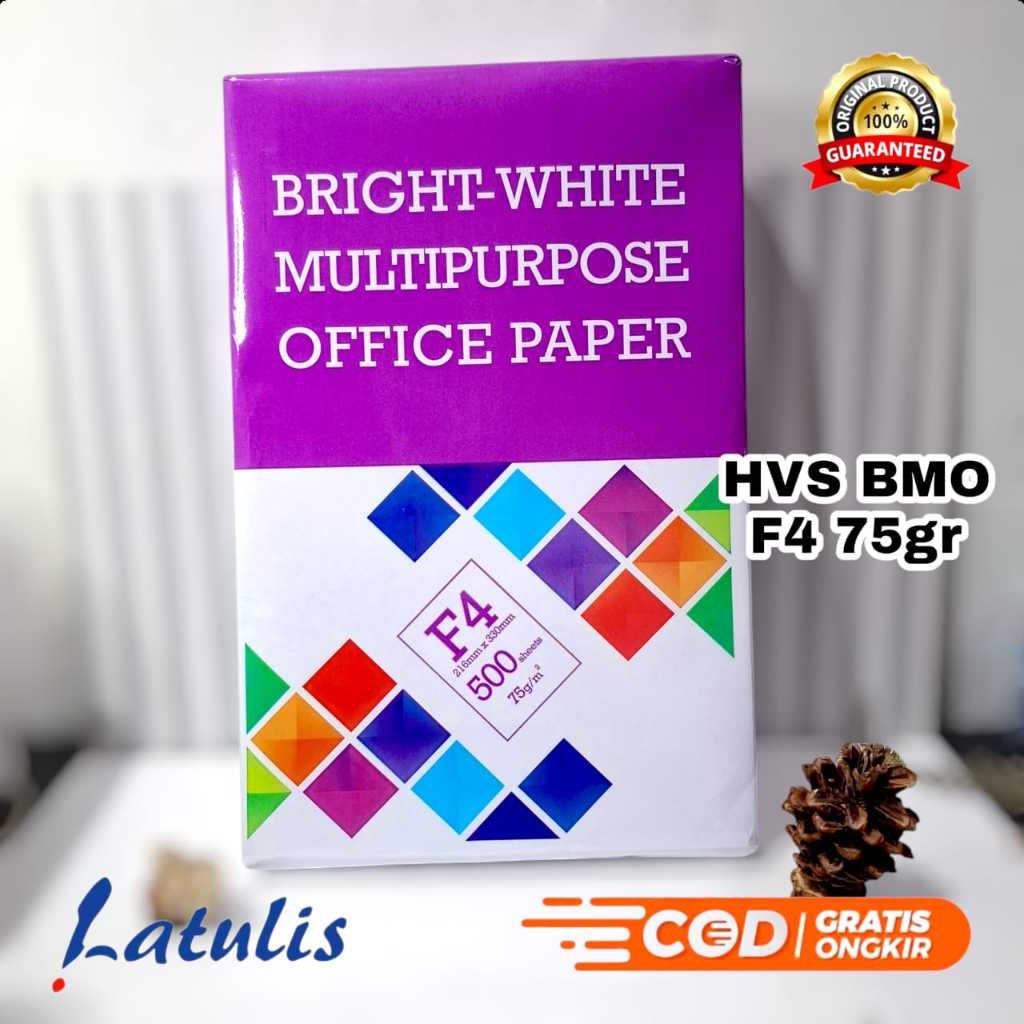 

Kertas Hvs F4 75Gr 70Gr FotoCopy Foto Kopi Fotokopi Print 1 Rim