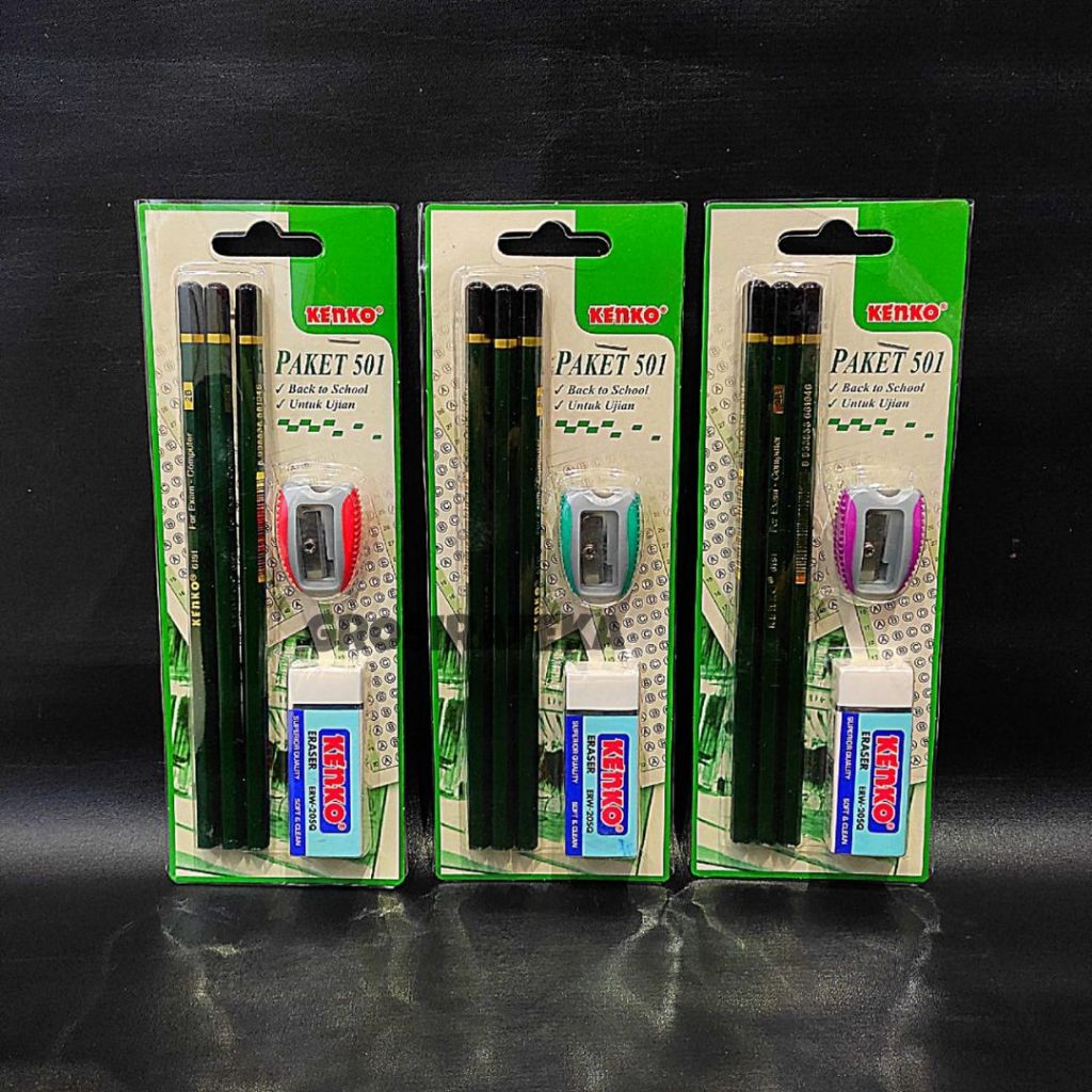 

PENSIL, PENCIL SET 2B BLISTER 501 KENKO
