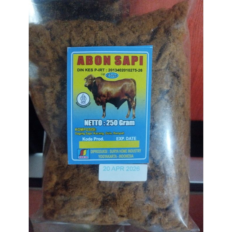 

Abon Sapi 250 gr
