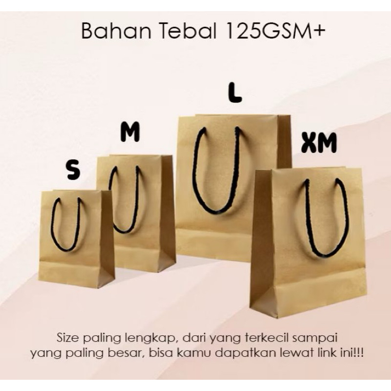Paper Bag Coklat|Paper Bag Mini|Paper Bag Polos|Paper Bag Besar|Paper Bag Gift