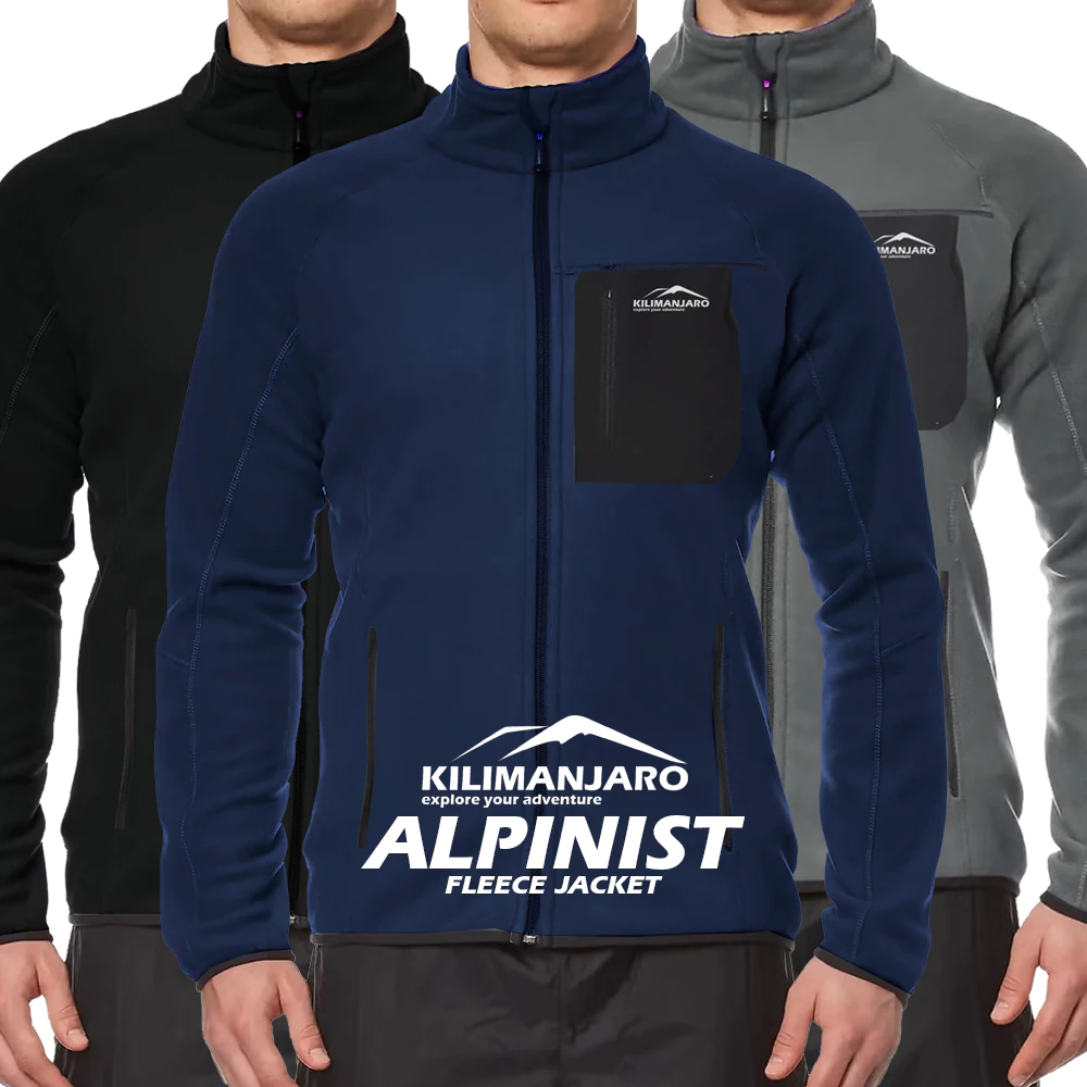 Jaket Fleece Thermal Kilimanjaro Alpinist - Jaket Polar Fleece Kilimanjaro