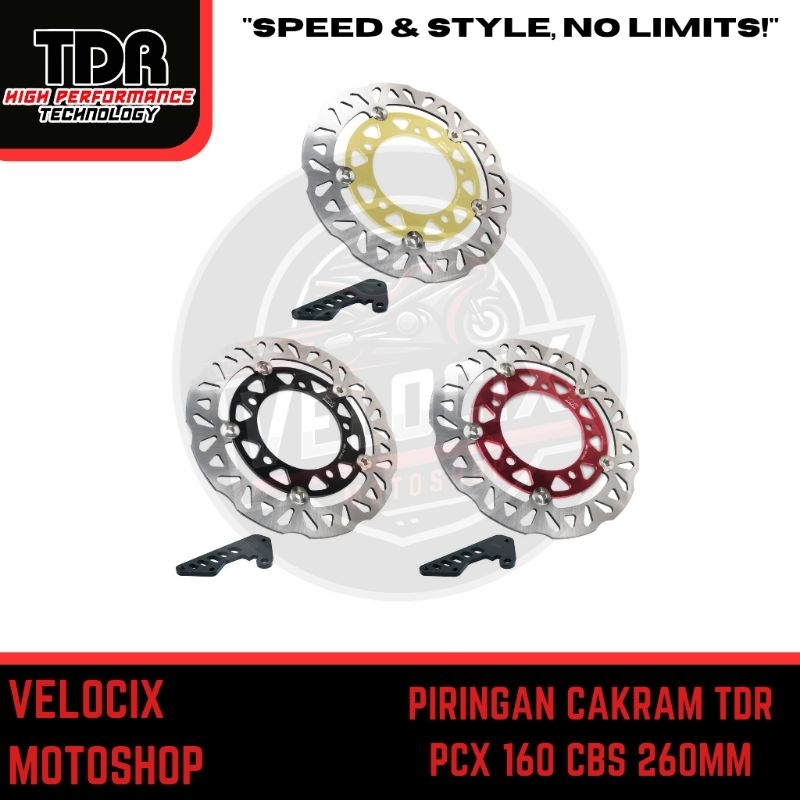 PIRINGAN CAKRAM TDR FLOATING PCX 160 CBS 260MM