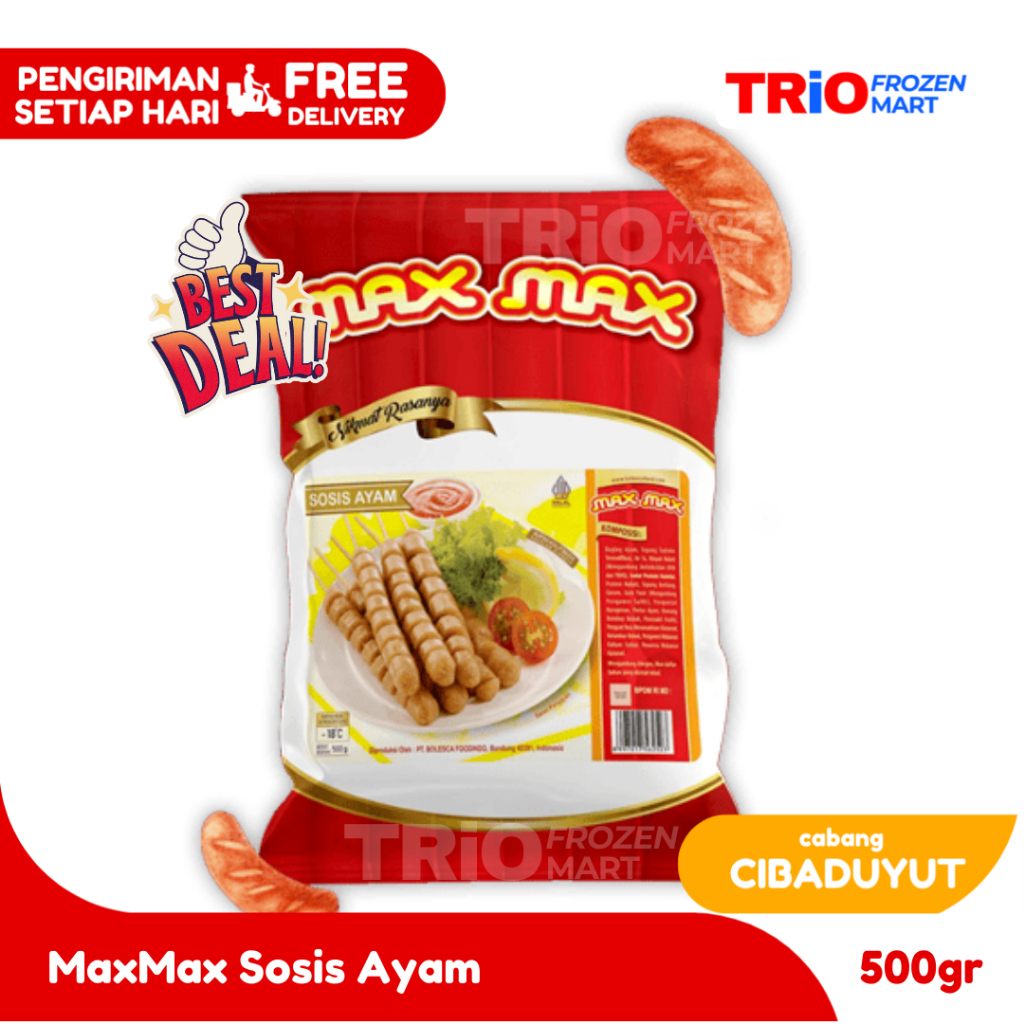 

Max Max Sosis Ayam 500gr