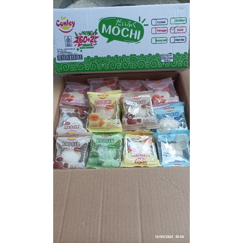 

Mochi conley 30gr 1dos isi 60+2 mix 5rasa