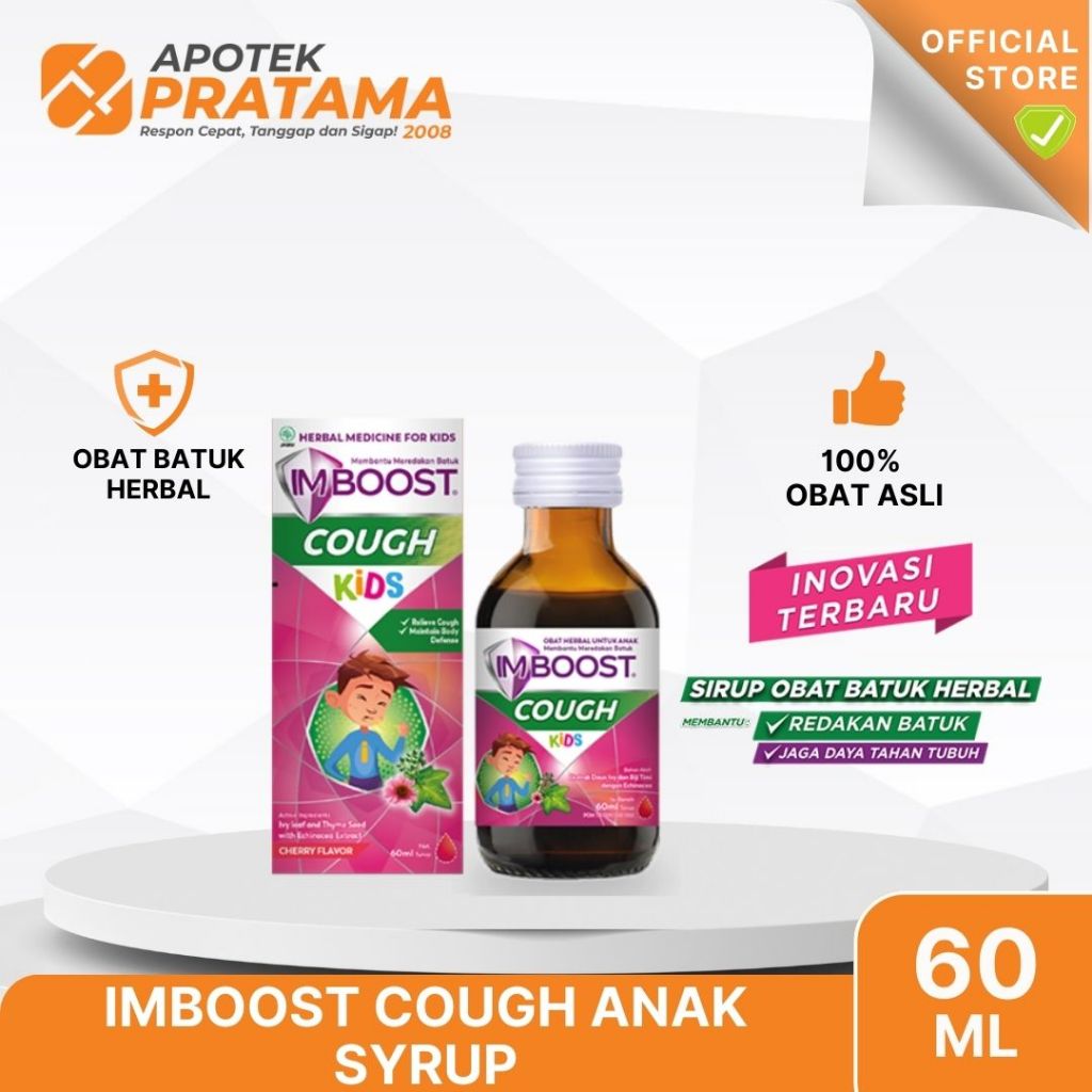 IMBOOST COUGH ANAK SYRUP 60ML / IMBOOST BATUK ANAK SIRUP 60ML