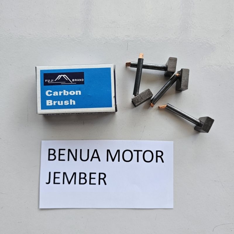 Carbon Brush Col Arang Dinamo Starter Ragasa PS100 PS120 Canter PS110 PS125 Fuji Jepang