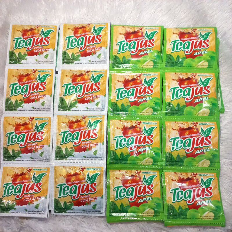 

TEAJUS GULA BATU & APEL (renceng 10pcs)