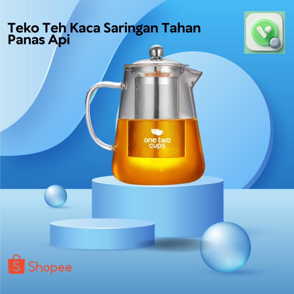 Teko teh tahan panas Teko teh dengan saringan Teko teh stainless steel 450 ml