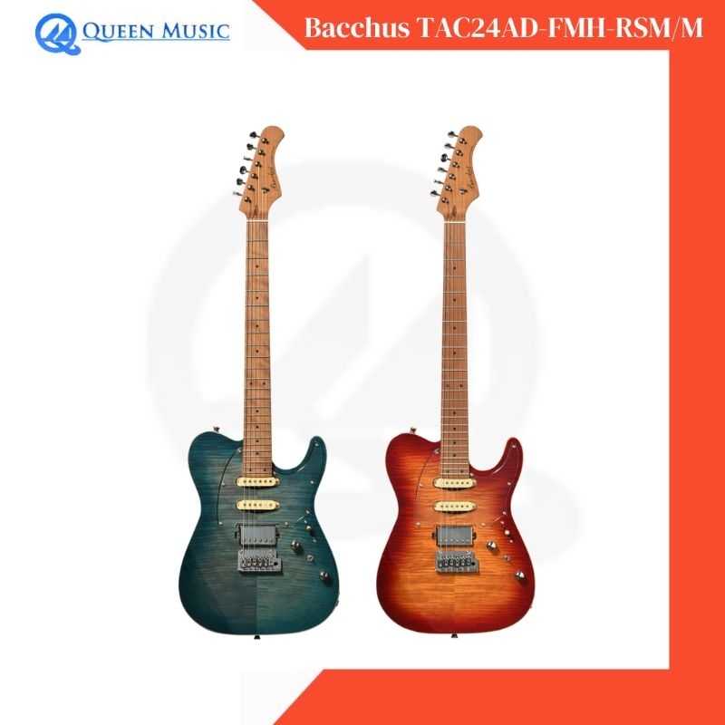 Gitar Bacchus TAC24AD-FMH-RSM/M - Gitar Elektrik Bacchus Andre Dinuth Signature