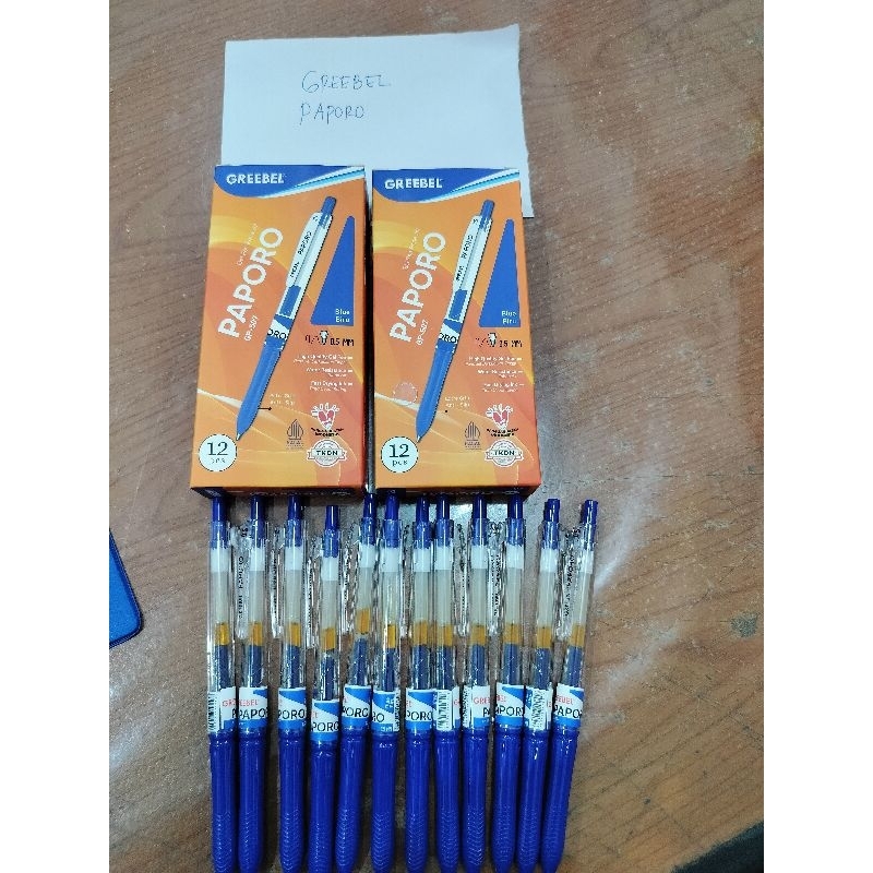 

Pena Gel Greebel Paporo 0.5 Biru (pcs)