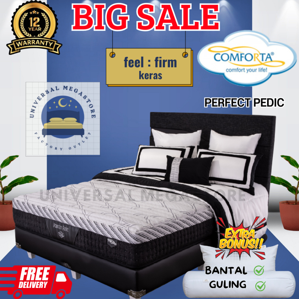 COMFORTA Kasur Springbed NEW PERFECT PEDIC