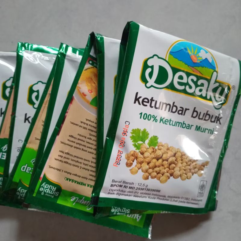 

Desaku Ketumbar Bubuk 1 Renceng Isi 12Sachet 12,5gr