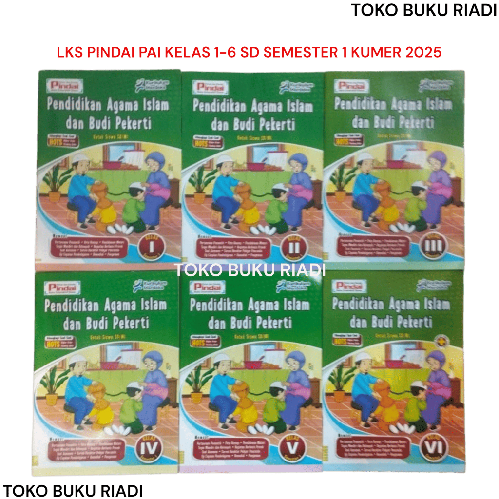 LKS PINDAI PAI KELAS 1-6 SD SEMESTER 1 KURIKULUM MERDEKA - TERBARU 2025
