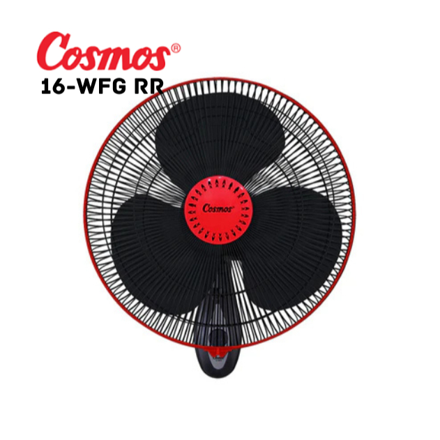 COSMOS Wall Fan Kipas Angin Dinding Bilah Kipas 16 Inch 16-WFG-RR / Kipas Angin Dinding