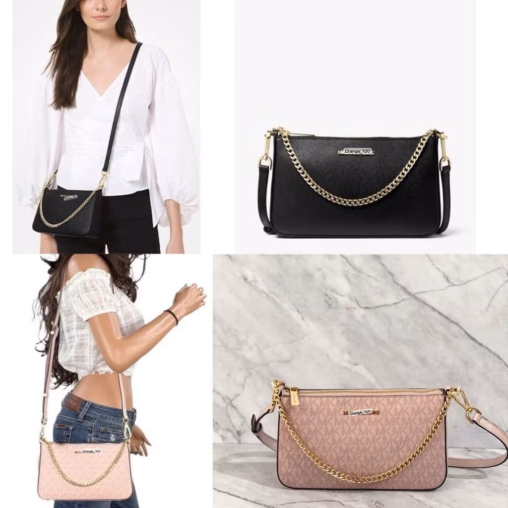 TAS WANITA MK JET SET TRAVEL MEDIUM POUCHETTE ORIGINAL