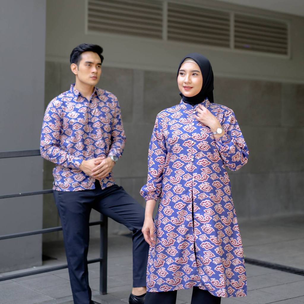 Benang Raja Batik Couple Kemeja Dan Tunik AKatsuki
