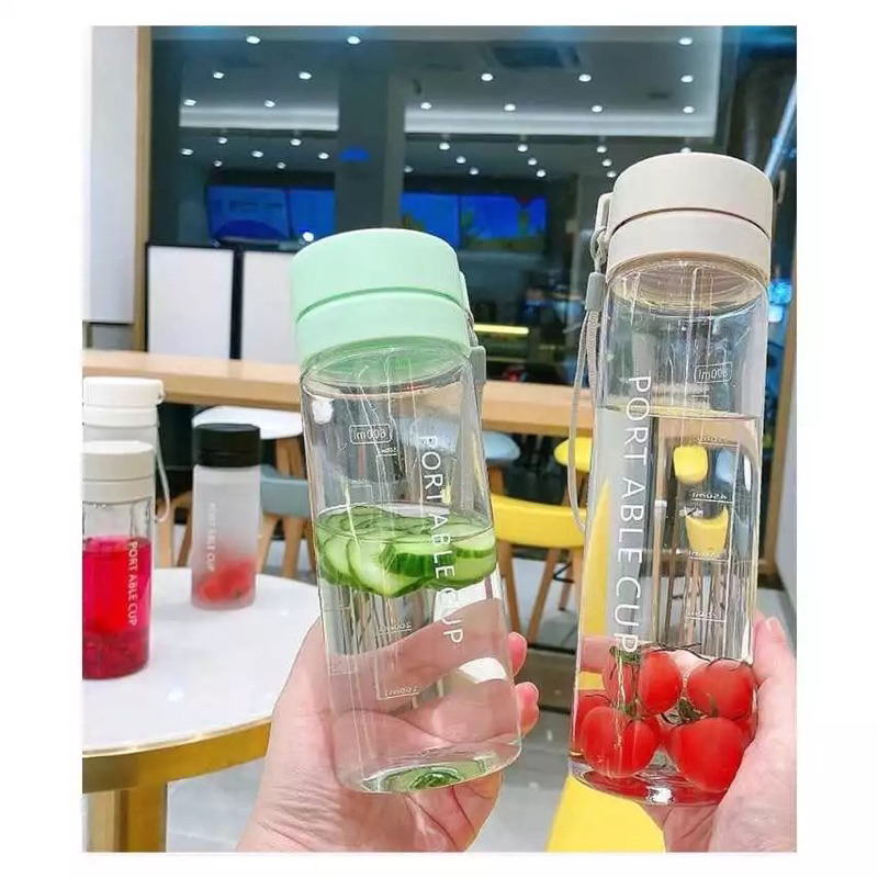 Botol minum tumbler portabel cup 600mL 800mL botol minum aestetic
