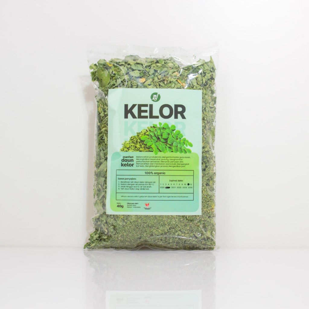 

Teh Seduh Daun Kelor Organik BJ 40gr | Moringa Tea / Teh Daun Kelor Alami