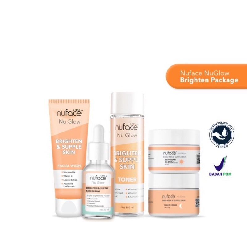 NU FACE NU GLOW BRIGHTEN & SUPPLE SKIN