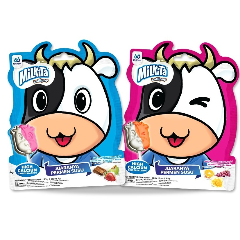 

Milkita Lolipop 25,5 gr All Varian - Permen Lolipop