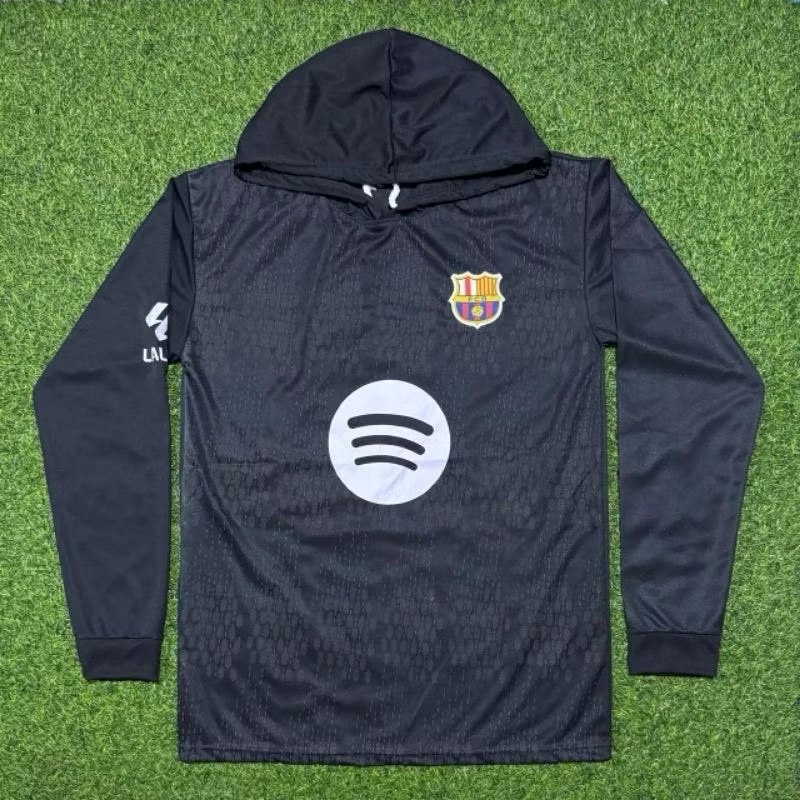 JERSEY BOLA HOODIE BARCA / KAOS BOLA HOODIE