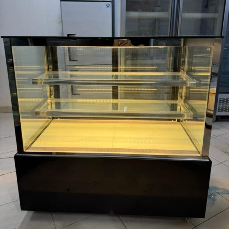 Cake showcase chiller black/white HS-120