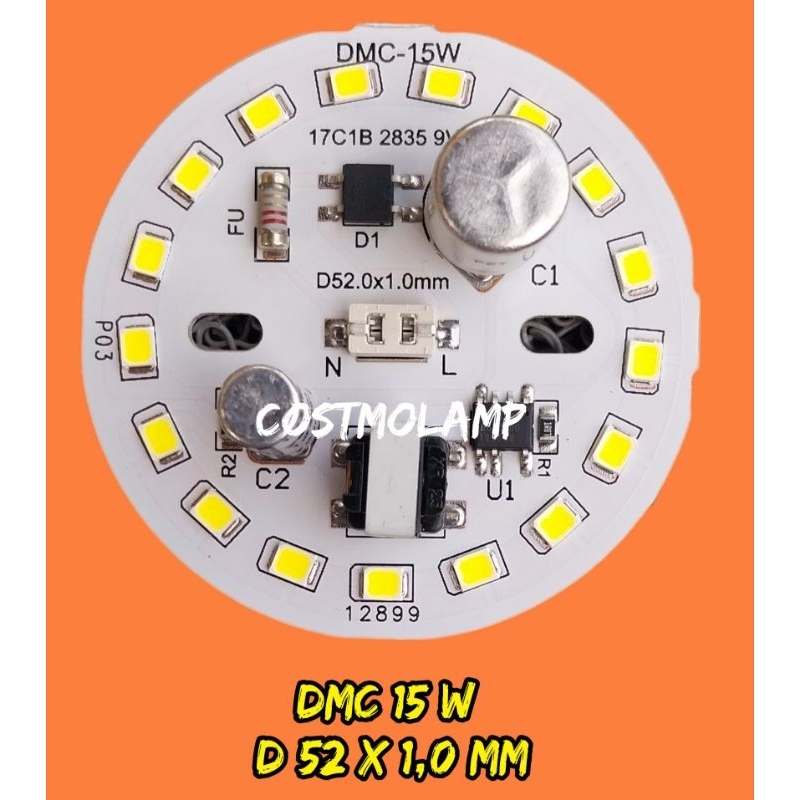 PCB LED AC 15 WATT