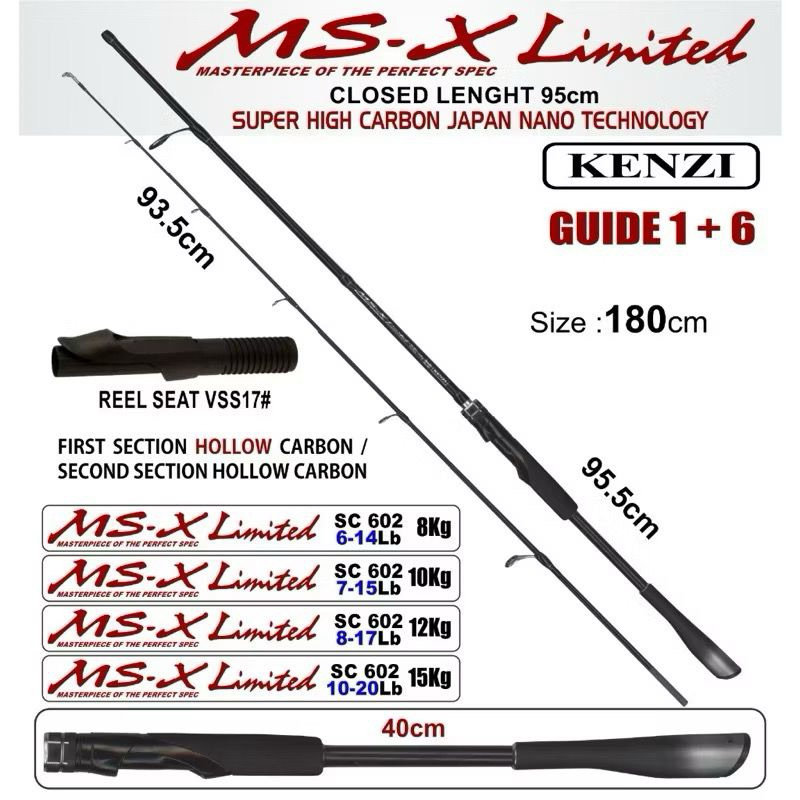 JORAN KENZI MS-X LIMITED 602 10-20lbs
