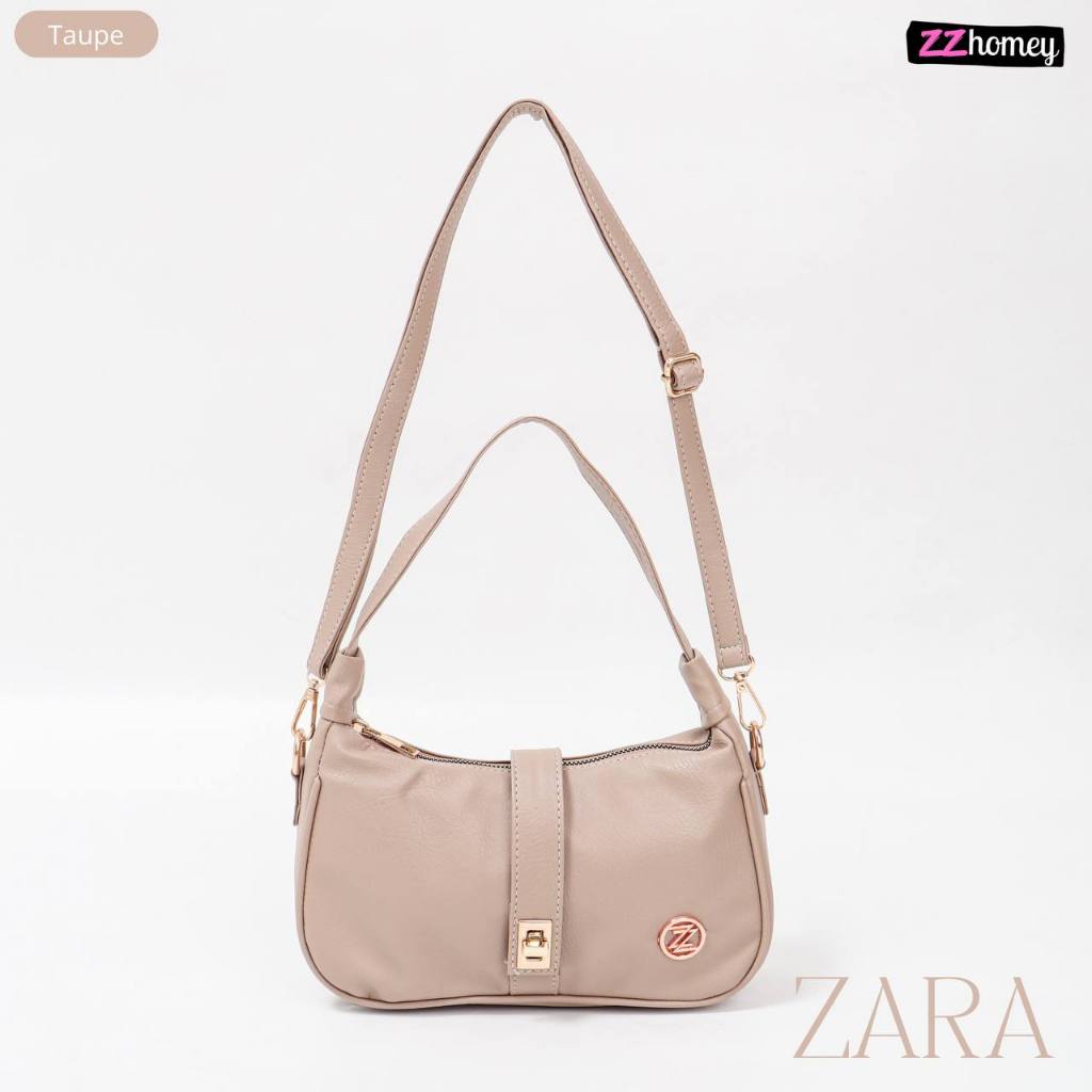 Zara Bag by Zzhomey Tas Selempang Bahu Wanita Warna Polos