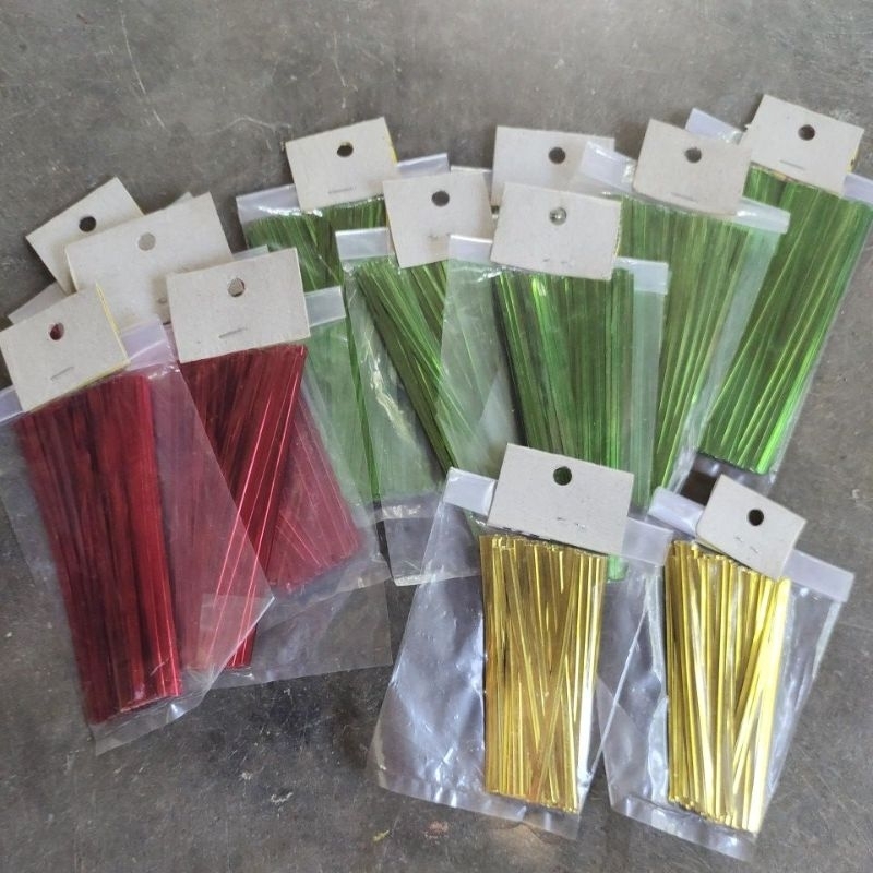 

Twis Tie/ Pita Kawat Warna isi 100pcs