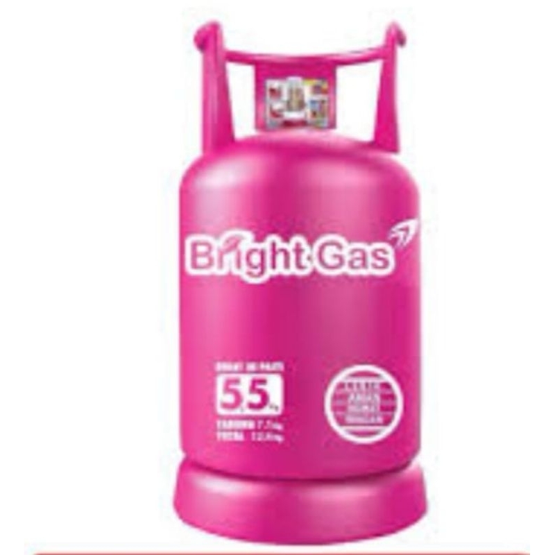 Tabung + Isi Bright Gas 5,5Kg (Pink)
