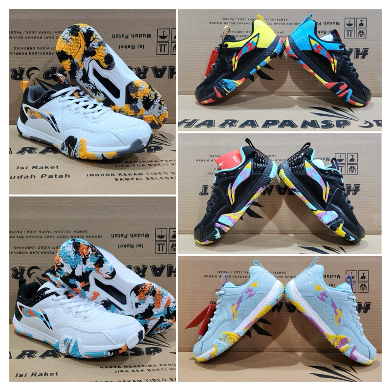 SEPATU BADMINTON LINING SAGA LITE JUNIOR SAGALITE ANAK NEW ORIGINAL 100%