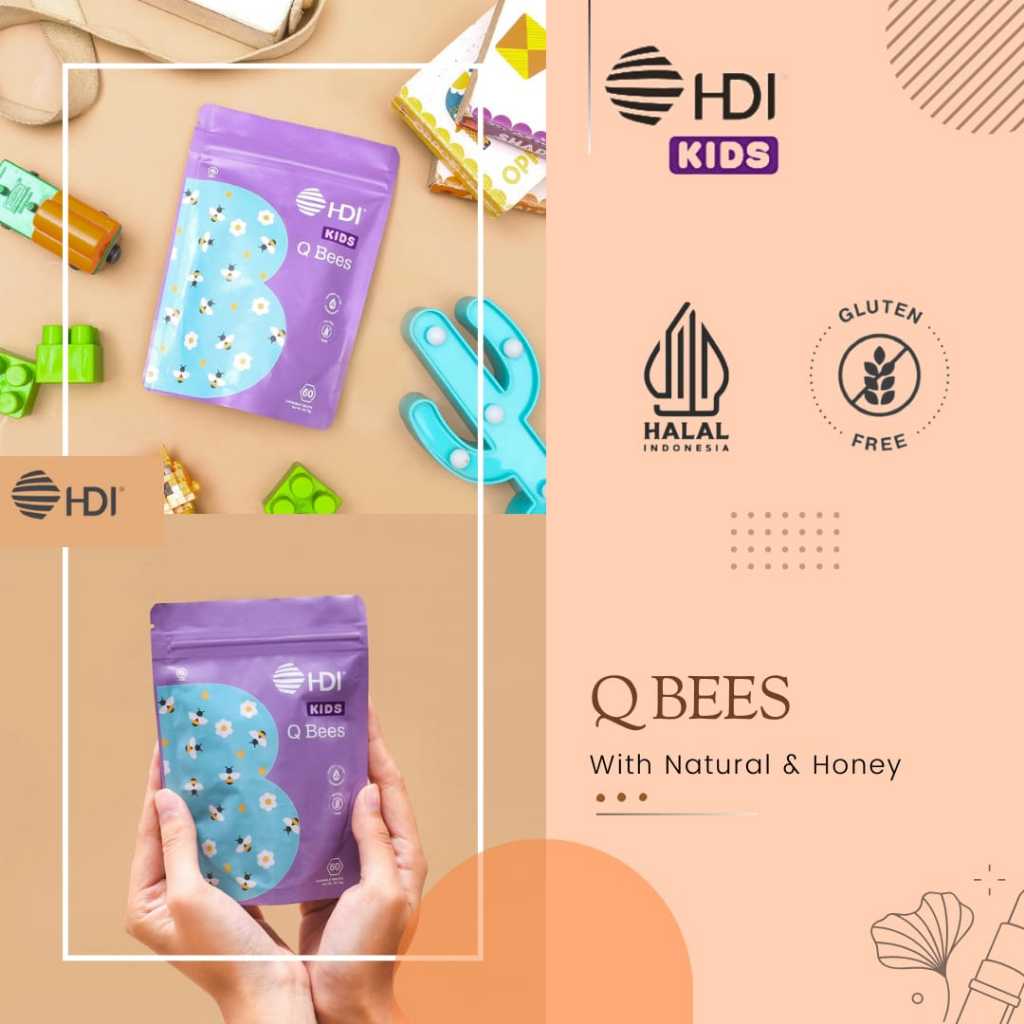 HDI Q BEES • Suplemen Aktifitas Anak ( Original HDI Kids ™ )