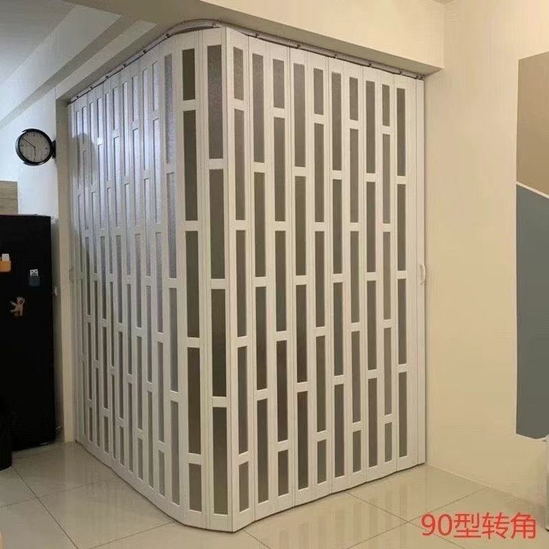 Pintu Folding, Pintu Lipat UPVC, Penyekat Ruangan, Pintu Indoor, Pintu Lipat UPVC 10-12 CUSTOM
