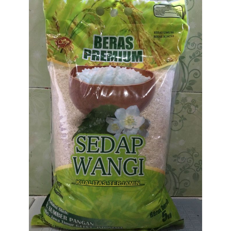 

BERAS SEDAP WANGI 5 KG BISA 1 PACK
