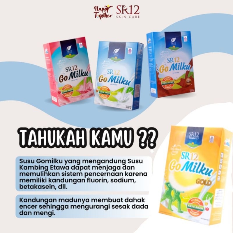 

Susu Kambing Etawa Gomilku SR12 enak sehat dan bergizi