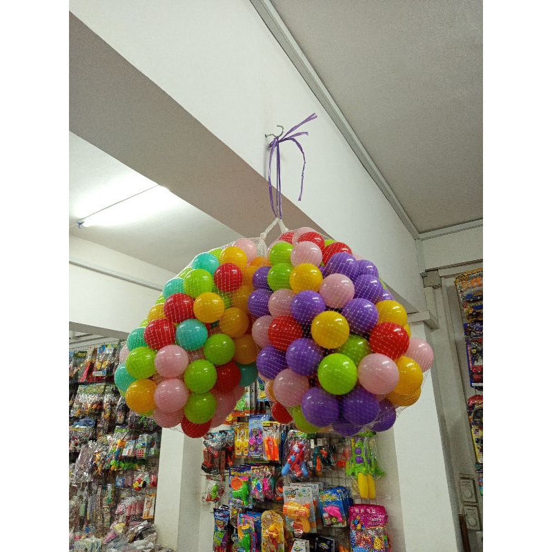 Bola Jala Molion / Bola Plastik Kecil Warna Warni / Mainan Keperluan Untuk Mandi Bola
