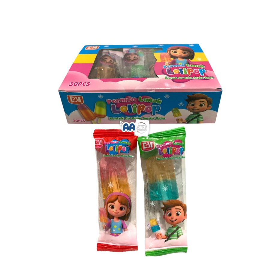 

DSM WARNA ICE CREAM LOLLI GUMMY BOX ISI 30