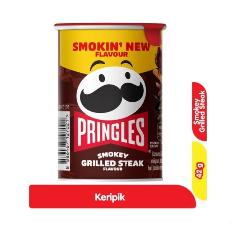 

Pringles Keripik Kentang Smokey Grilled Steak