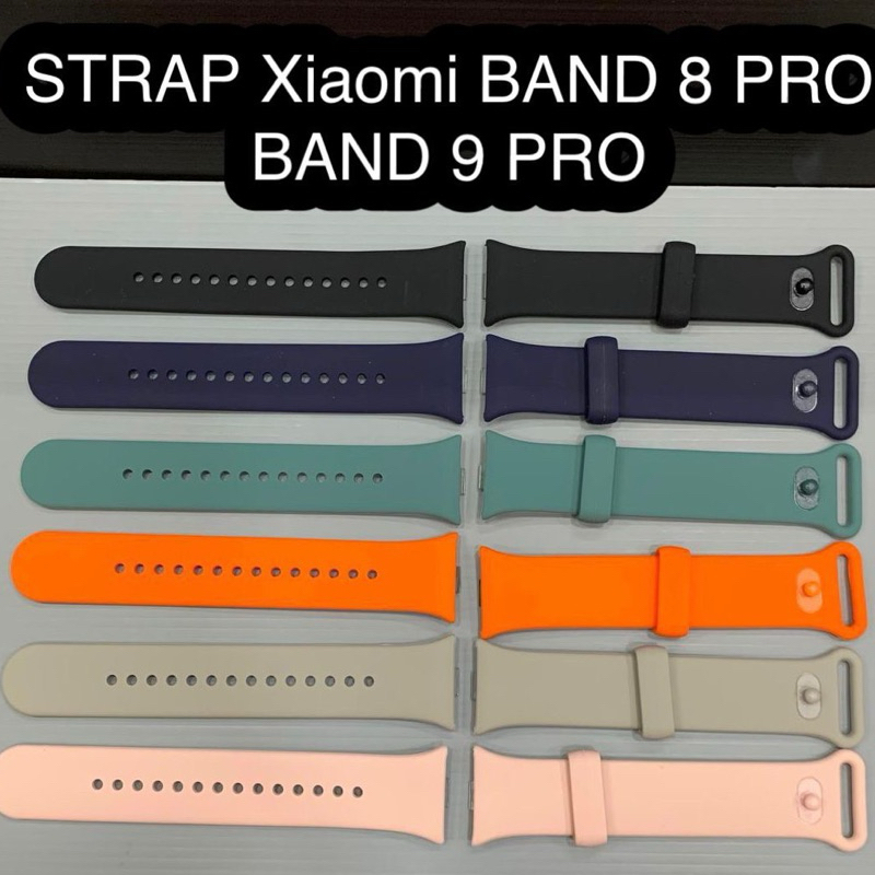 Rubber Silicone Strap for Redmi Watch 5 / Redmi Watch 4 /Xiaomi Smart Mi Band 9 Pro / Mi Band 8 Pro 