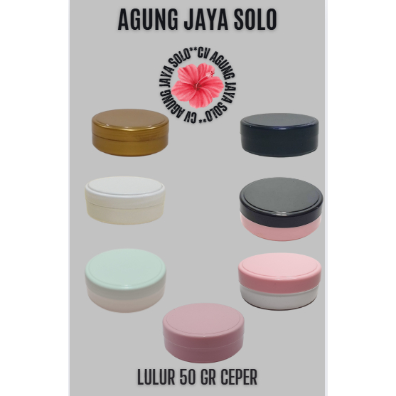 Pot Lulur 50 Gr Ceper Nivea / Pot Lulur / Pot Plastik / Cosmetic / Pot / Lulur / Pot 50 Gr