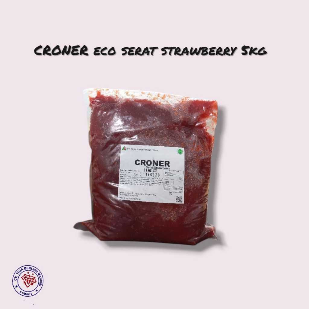 

CRONER SELAI SERAT JAM NANAS DAN STROWBERY KEMASAN 5KG/PCS