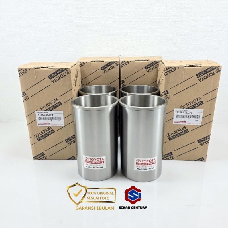 LINER FURING FORTUNER HILUX INNOVA DIESEL ORI GARANSI 1BULAN