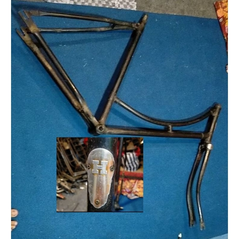 frame fork as tengah comstir cagak sadel sepeda onthel original hero india 28@n